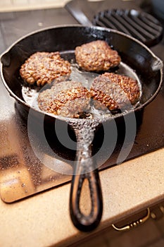 Cooking Sausage Patties photo