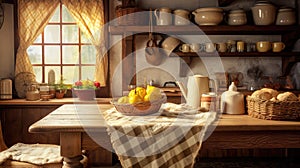 cooking table kitchen background