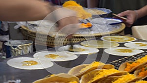 Cooking Traditional Authentic Thai Dessert