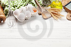 Cooking utensils and ingredients