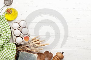 Cooking utensils and ingredients