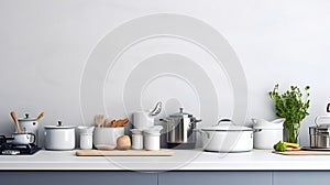 cookware kitchen in modern gourmet kitchen banner