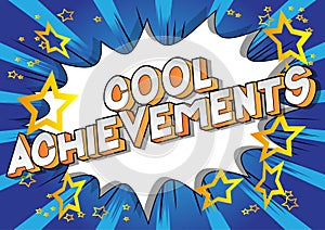 Cool Achievements - Comic book style words.