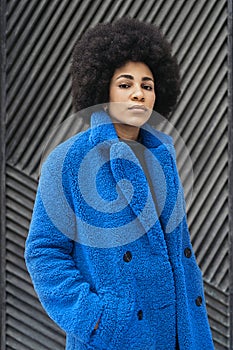 Cool Afro Girl Portrait