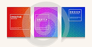 Minimal covers design. Colorful halftone gradients. Future geometric patterns. vector. photo