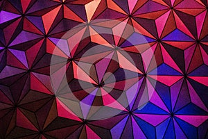 Cool background with colorful geometric shapes photo