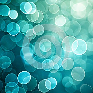 Cool Blue Green Background with Macro Lens Effect photo