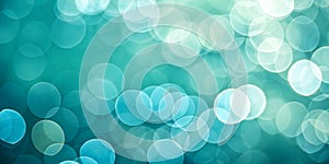 Cool Blue Green Background with Macro Lens Effect photo