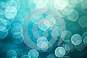 Cool Blue Green Background with Macro Lens Effect photo