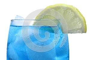 Cool blue iceberg drink