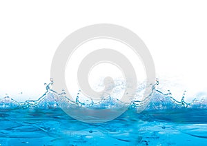 Cool blue and icy background photo