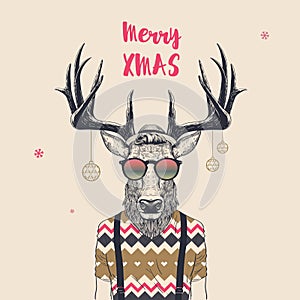 Cool christmas deer