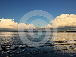 Cool Clouds Over the Water