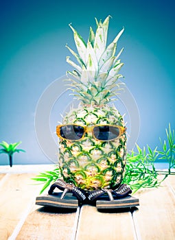 Cool dude pineapple photo