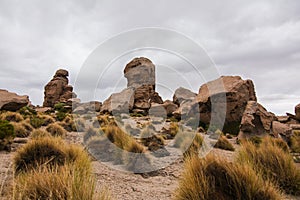 Rocas sobre el postre en boliviano 