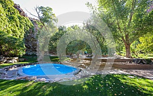 Spring-fed pool at Kershaw-Ryan State Park