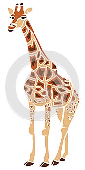 Cool Giraffe Illustration