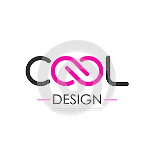 Cool infinity vector logo