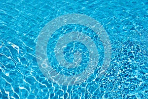 Cool inviting sparkling blue water photo