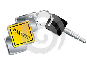 Cool keyholder with key