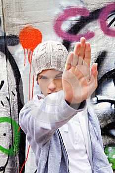 Cool-looking young man