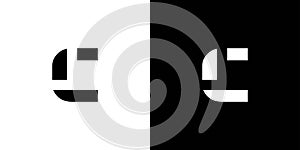 Simple and modern C logo design