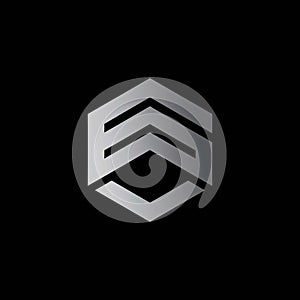 Cool and modern logo initials G