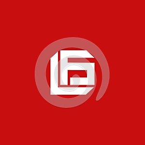 Cool and modern logo initials LFG design