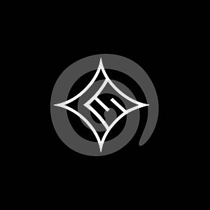 Cool and modern logo initials LS