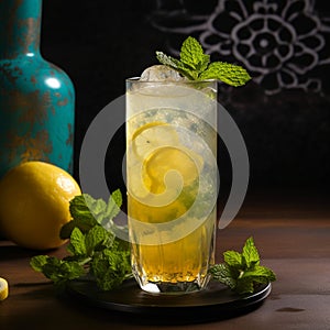 Refreshing and Spicy Shikanji with Lemon and Mint photo