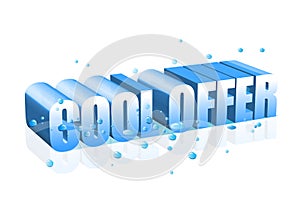 Cool offer illustration