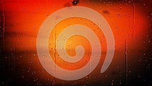 Cool Orange Water Drop Background Image