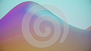 Cool Pastel Color Gradient Wave Abstract Background Loop