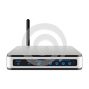 Cool Realisti Wireless Router with the antenna