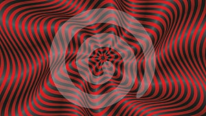 Cool red and black background. Vortex in thredimensional styleVector illustration.