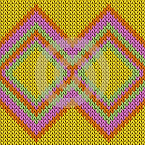 Cool rhombus argyle knit texture geometric vector