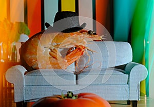 Cool Shrimp Top Hat