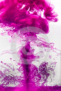 Cool skulpture experiment with ink in water.