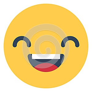 Cool Smiley  vector icon fully editable