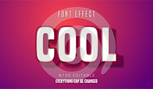 Cool  text, editable font effect