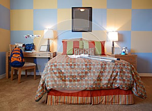 Cool trendy kids bedroom