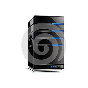 cool vector computer server