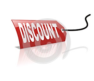 Cool vector discount icon tag
