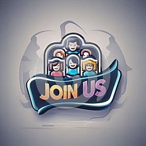 COOL VECTOR ILLUSTRATION FOR JOINING US