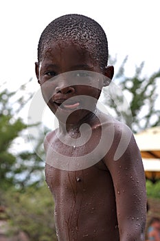 Cool Wet Black Boy