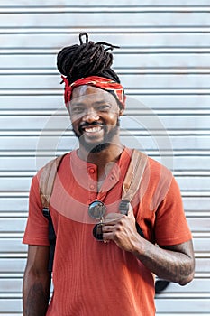 Cool Young African Boy Portrait