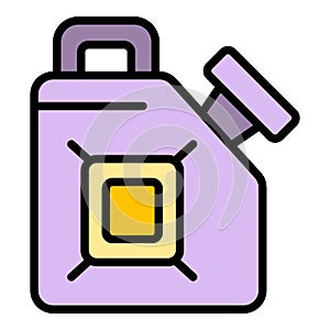 Coolant canister icon vector flat