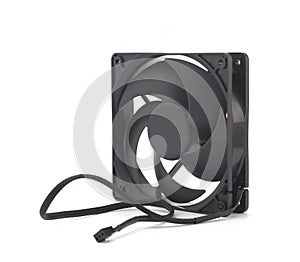 Cooler computer on white background