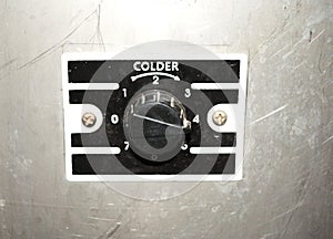 Cooling control button