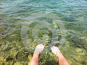 Cooling down on the sea